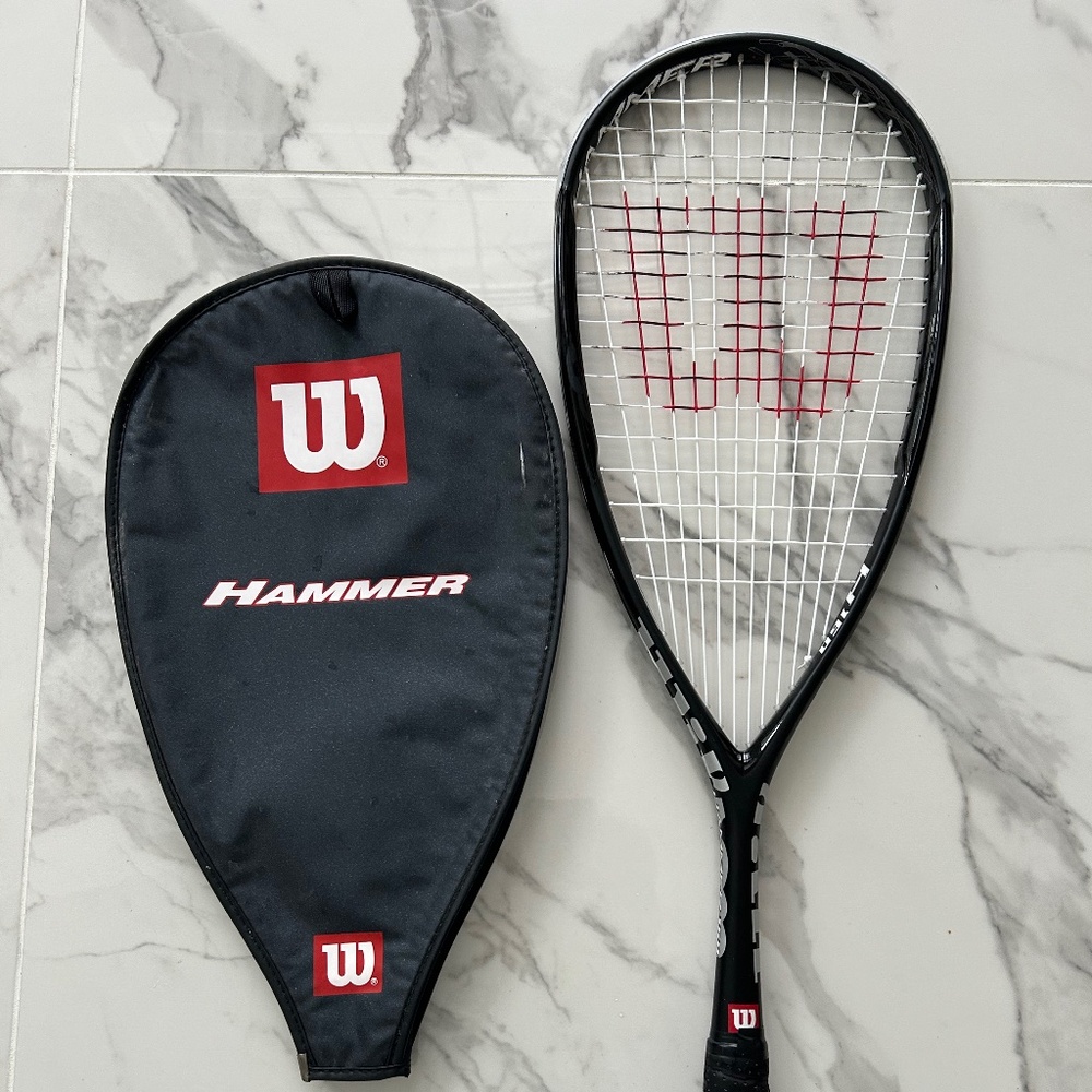 Pre Loved Wilson Squash Racquet & Case